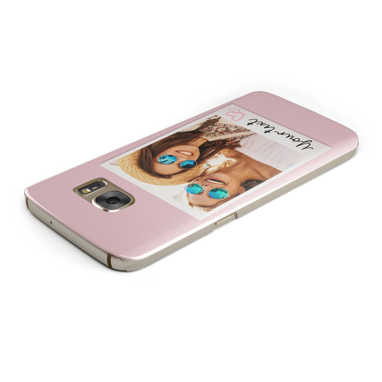 Personalised Best Friend Photo Samsung Galaxy Case Top Cutout