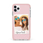 Personalised Best Friend Photo iPhone 11 Pro Max Impact Pink Edge Case