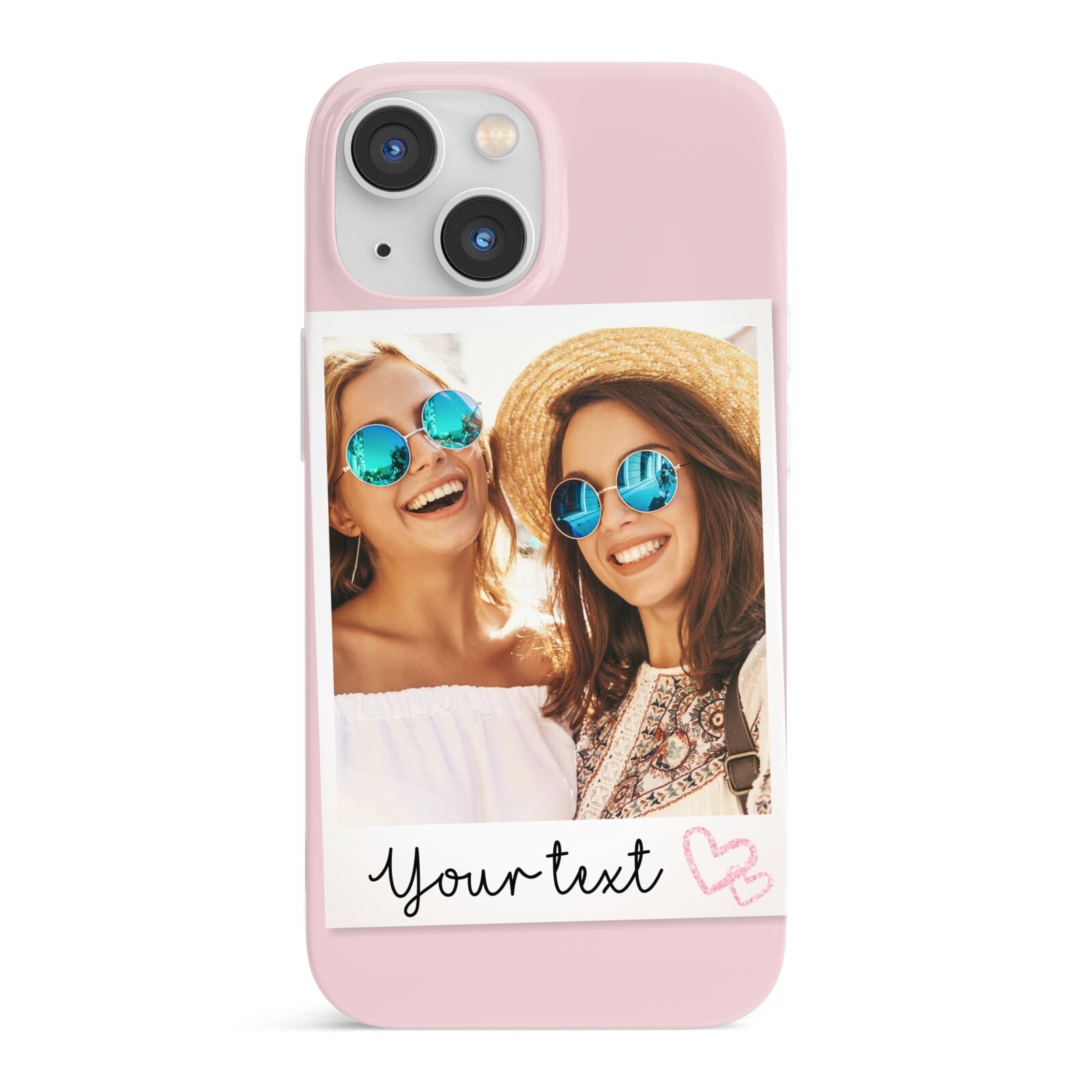 Personalised Best Friend Photo iPhone 13 Mini Full Wrap 3D Snap Case