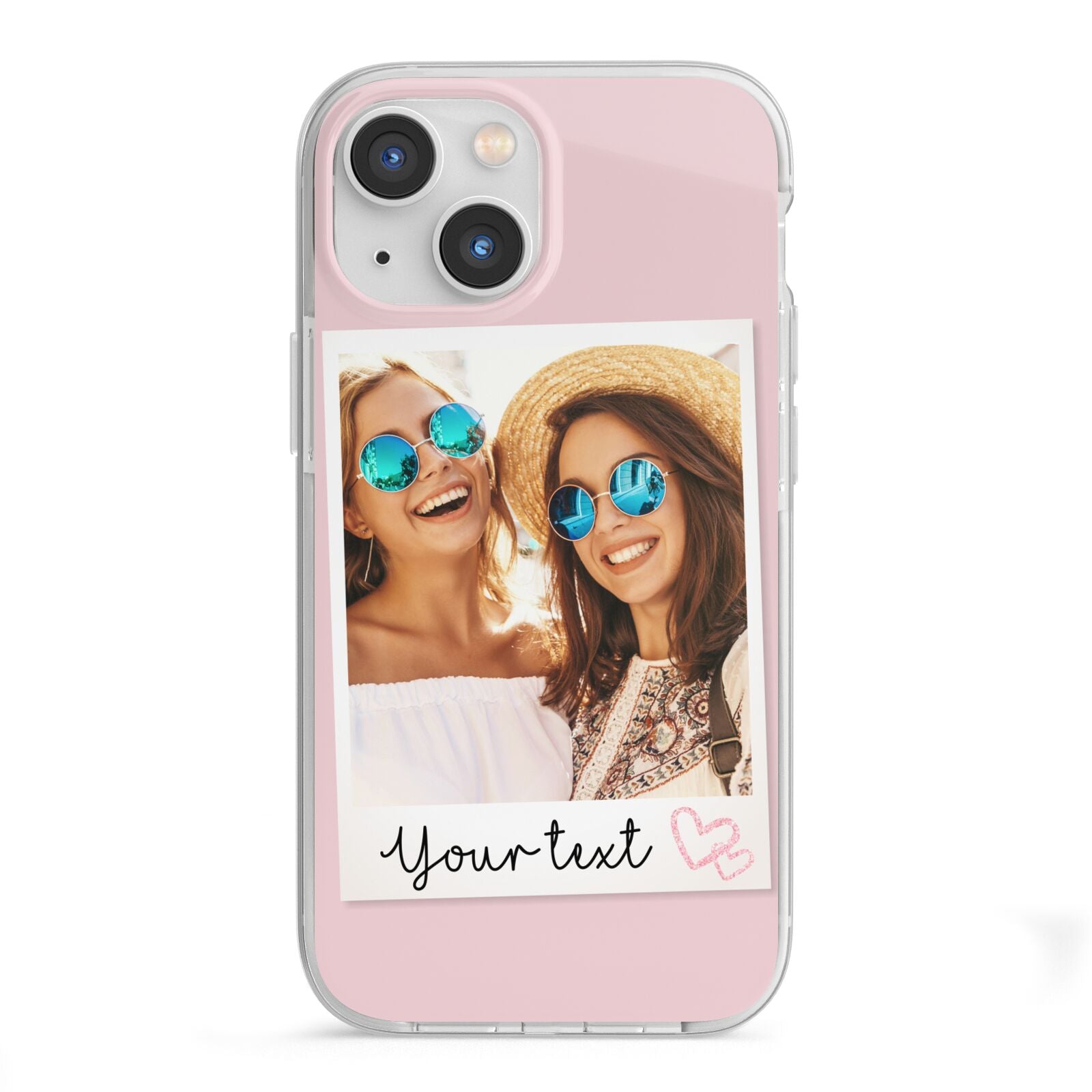 Personalised Best Friend Photo iPhone 13 Mini TPU Impact Case with White Edges