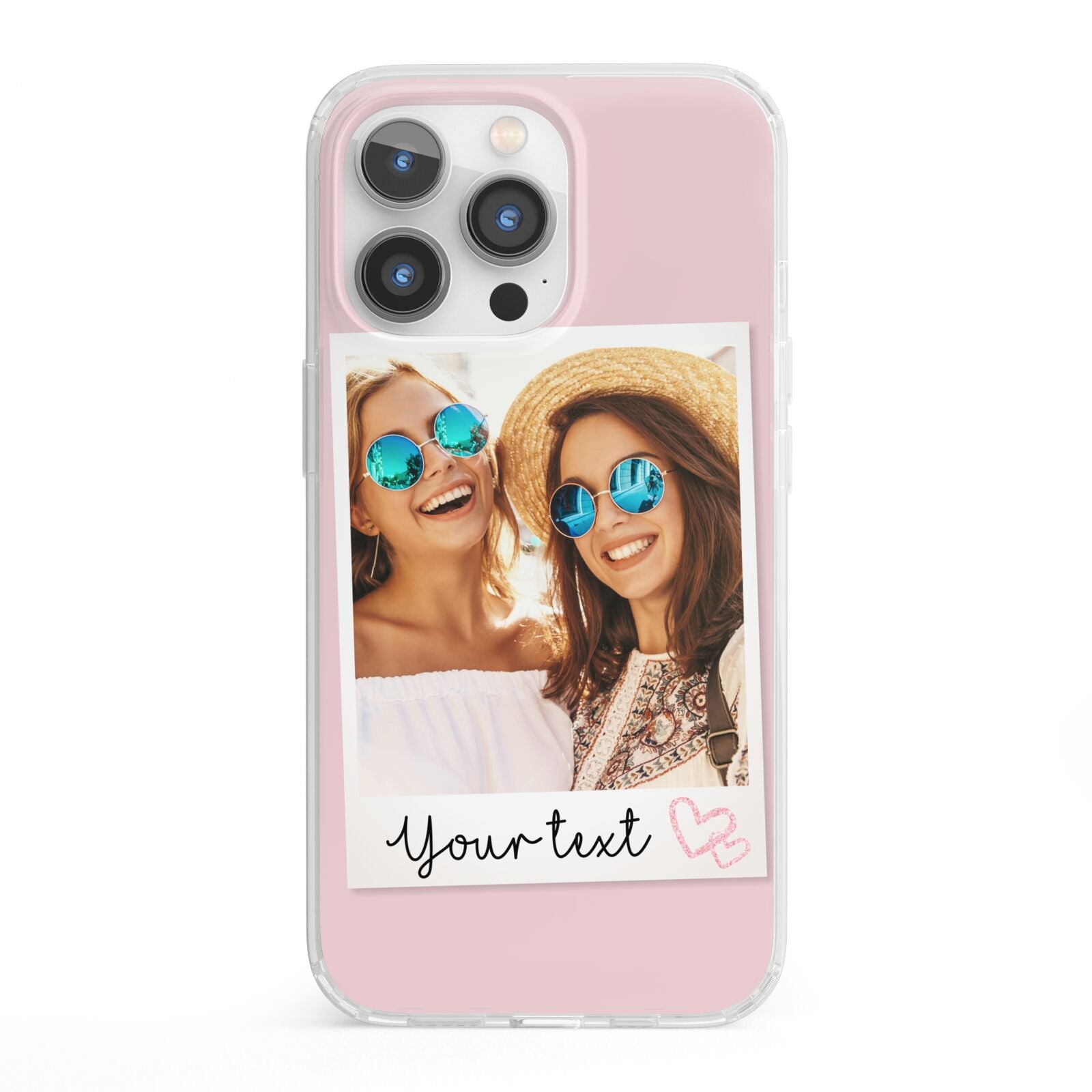 Personalised Best Friend Photo iPhone 13 Pro Clear Bumper Case