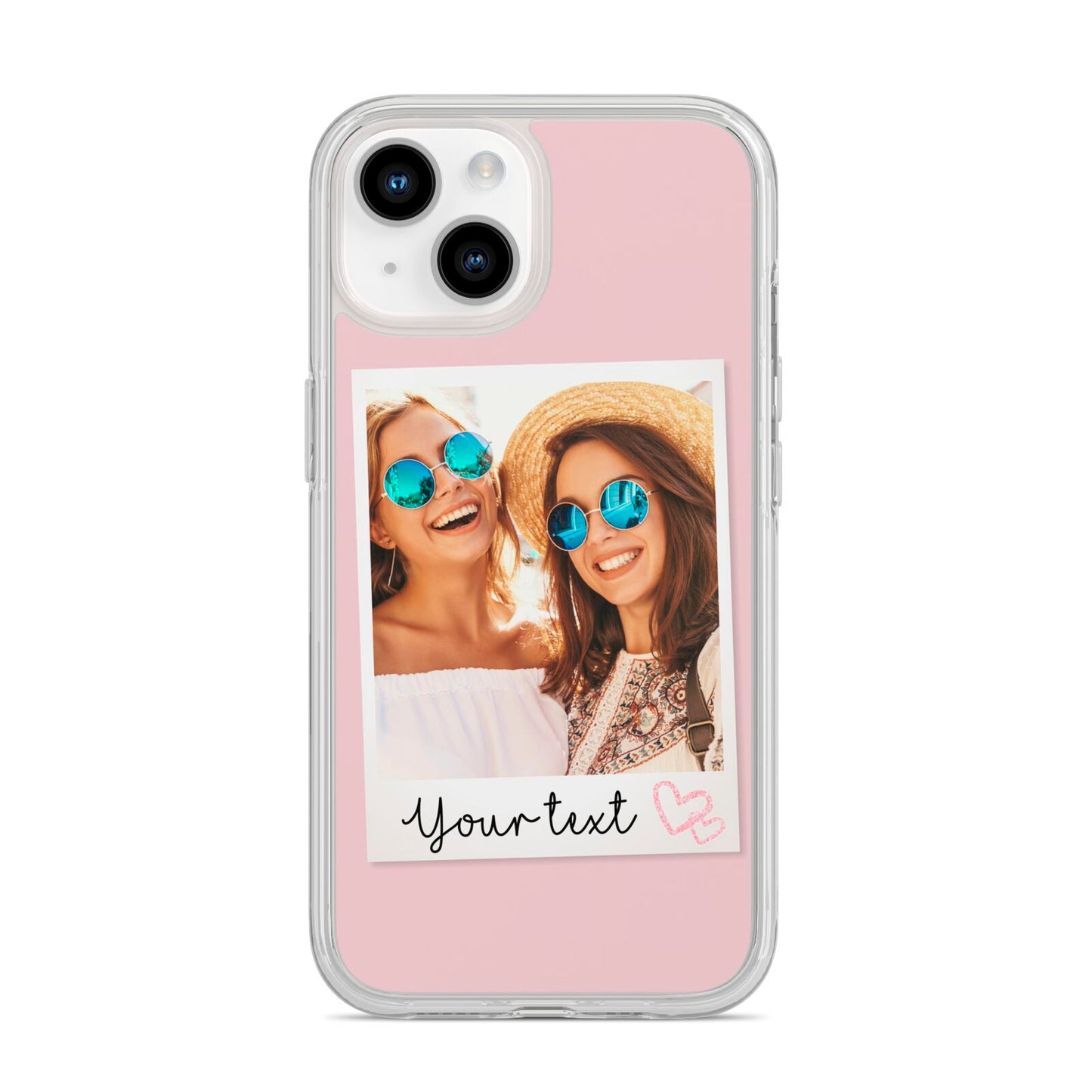Personalised Best Friend Photo iPhone 14 Clear Tough Case Starlight