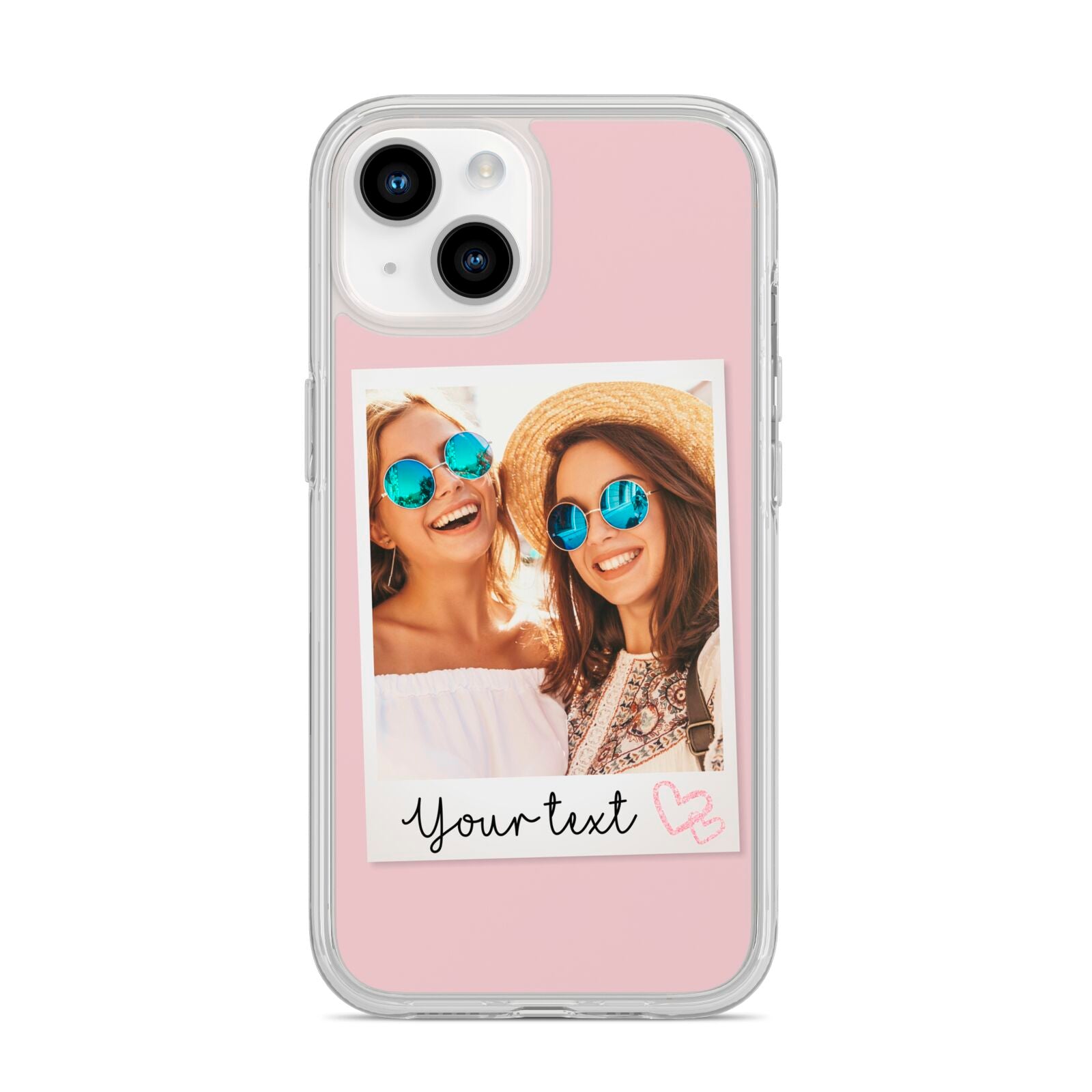 Personalised Best Friend Photo iPhone 14 Clear Tough Case Starlight