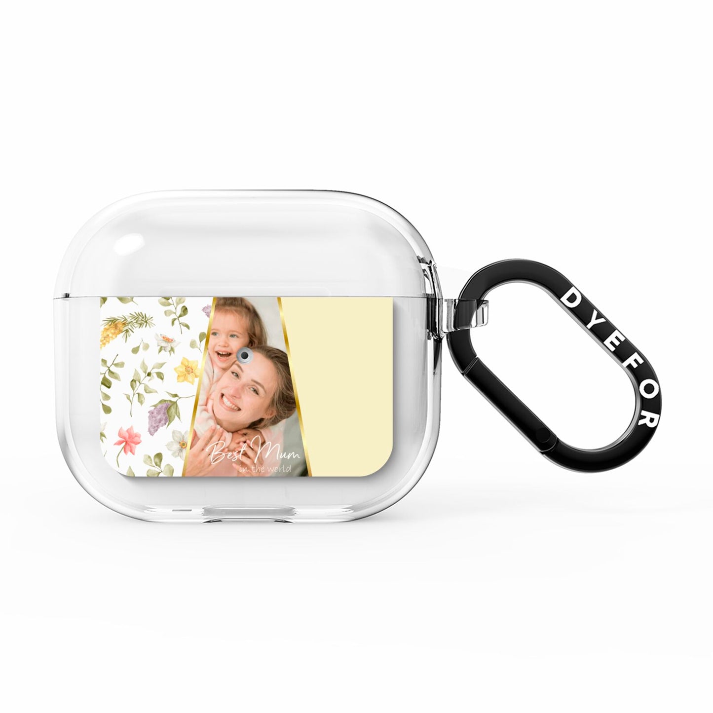 Personalised Best Mum AirPods Clear Case 3rd Gen