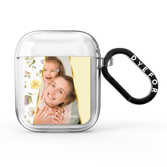 Personalised Best Mum AirPods Clear Case
