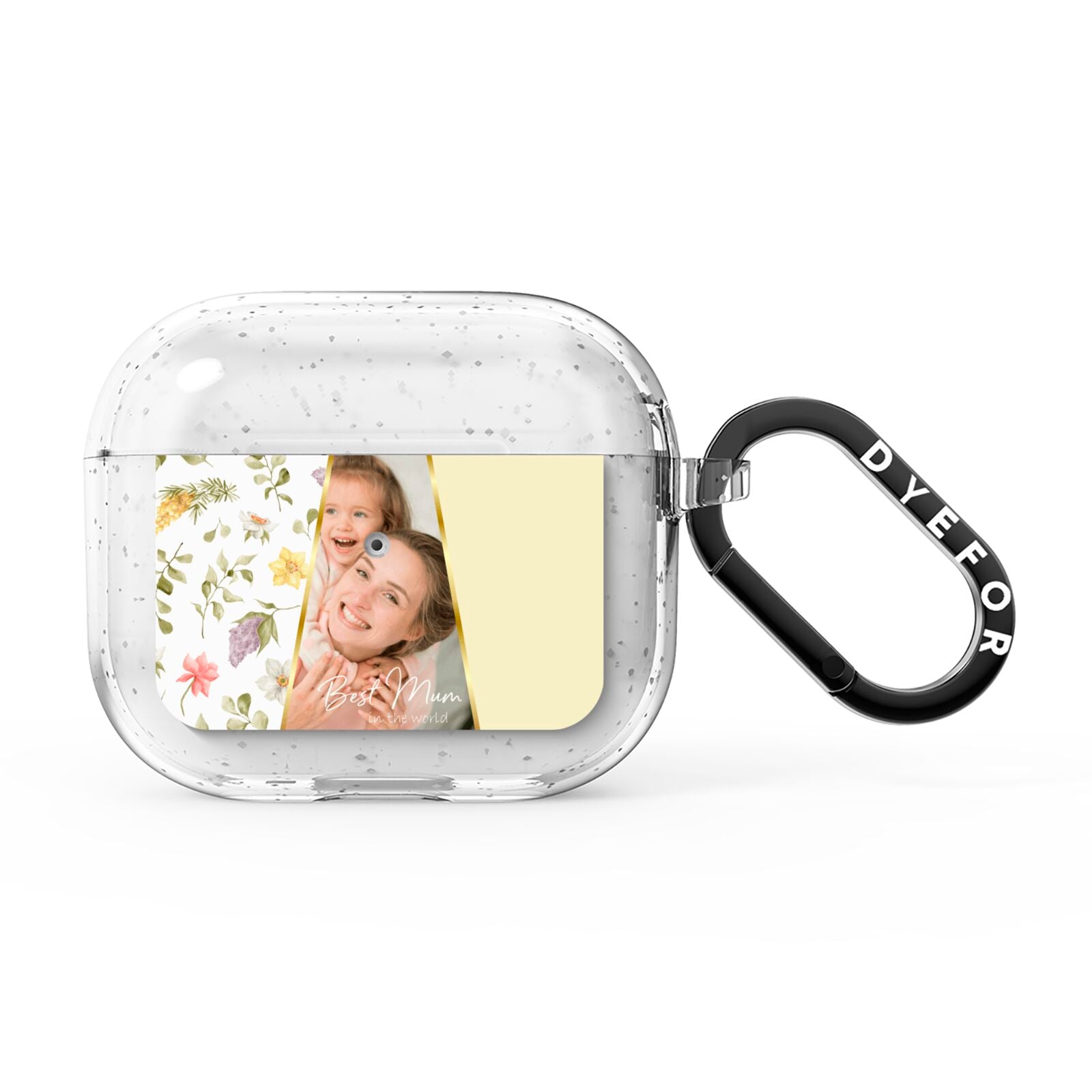 Personalised Best Mum AirPods Glitter Case 3rd Gen