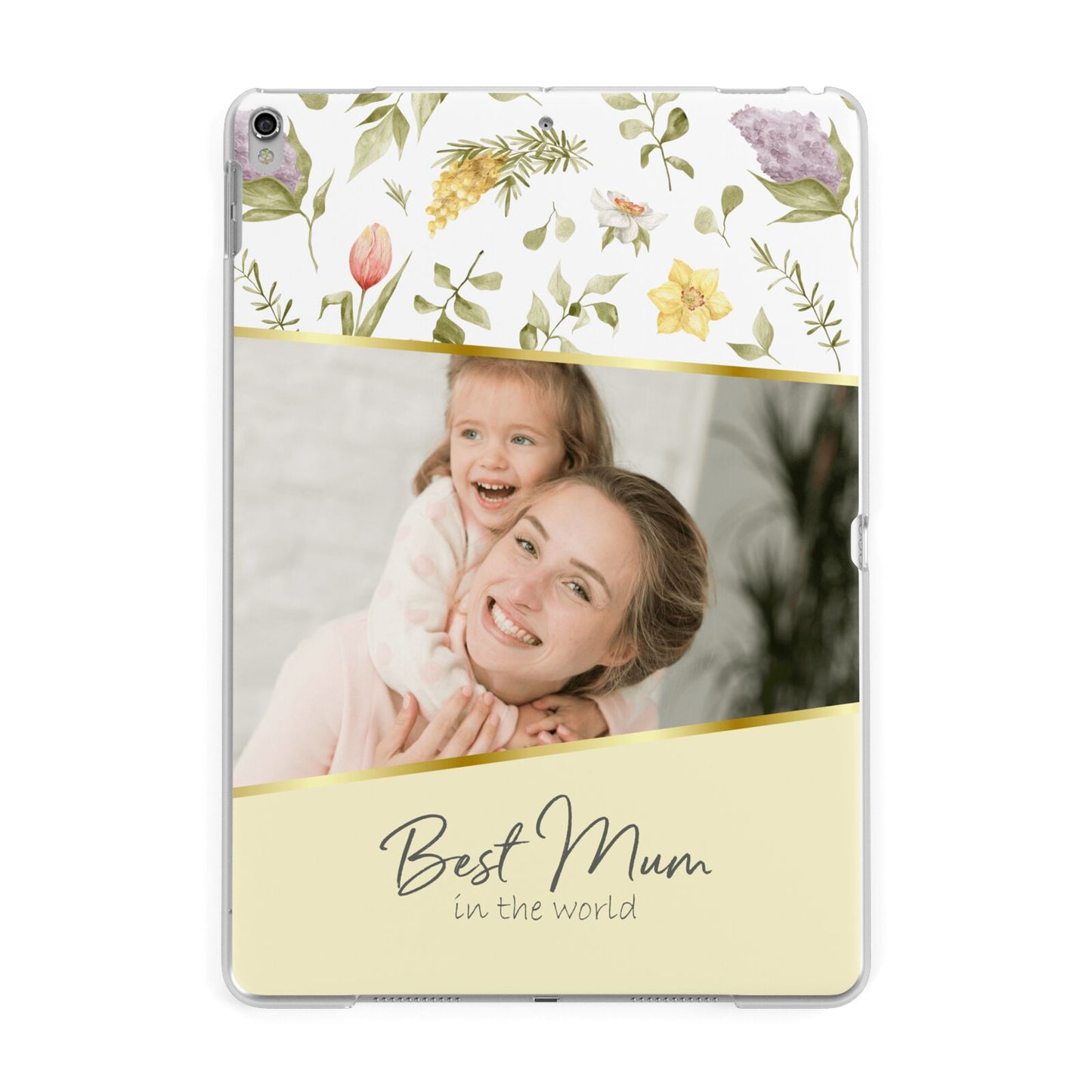 Personalised Best Mum Apple iPad Silver Case