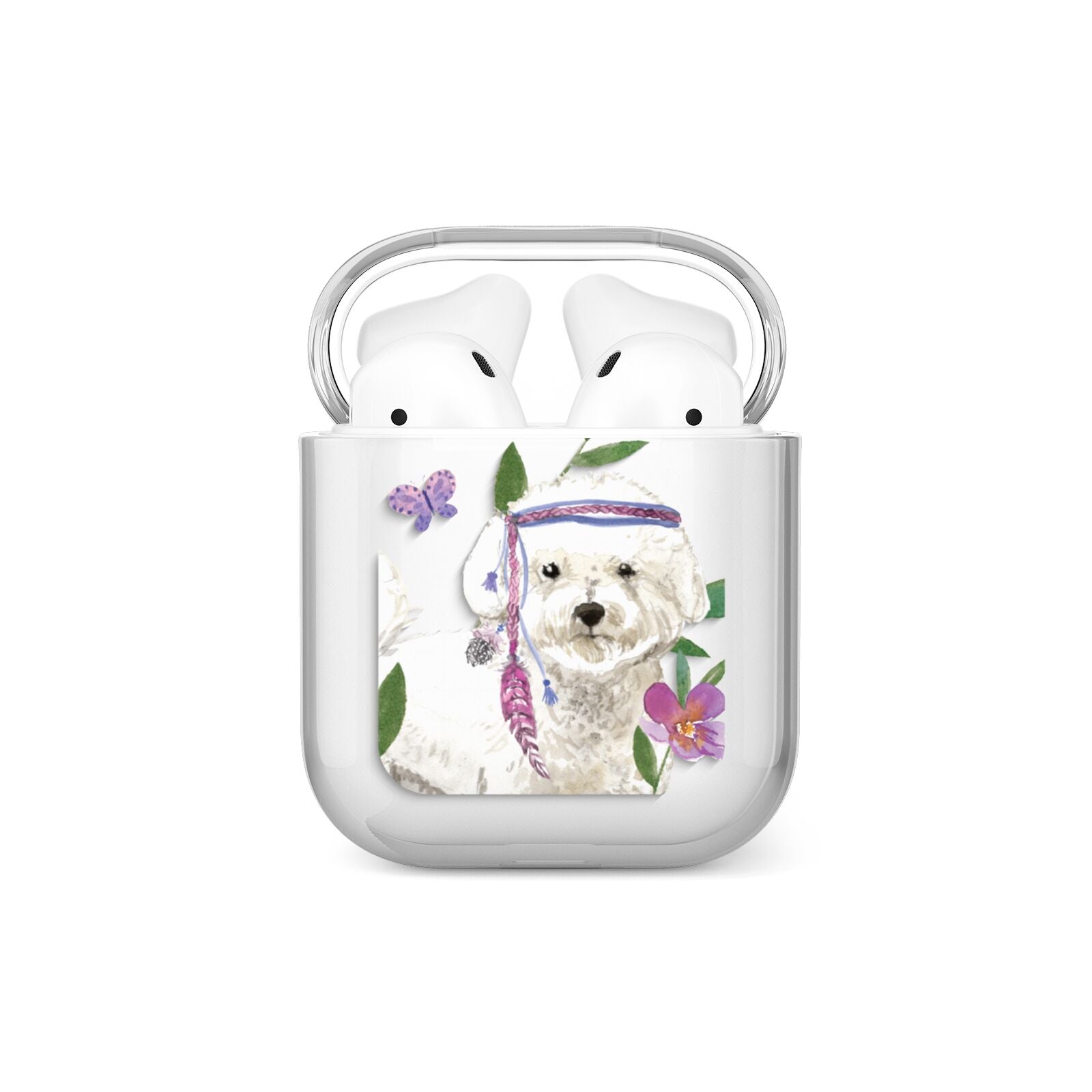 Personalised Bichon Frise AirPods Case