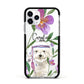 Personalised Bichon Frise Apple iPhone 11 Pro in Silver with Black Impact Case