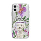 Personalised Bichon Frise Apple iPhone 11 in White with Bumper Case