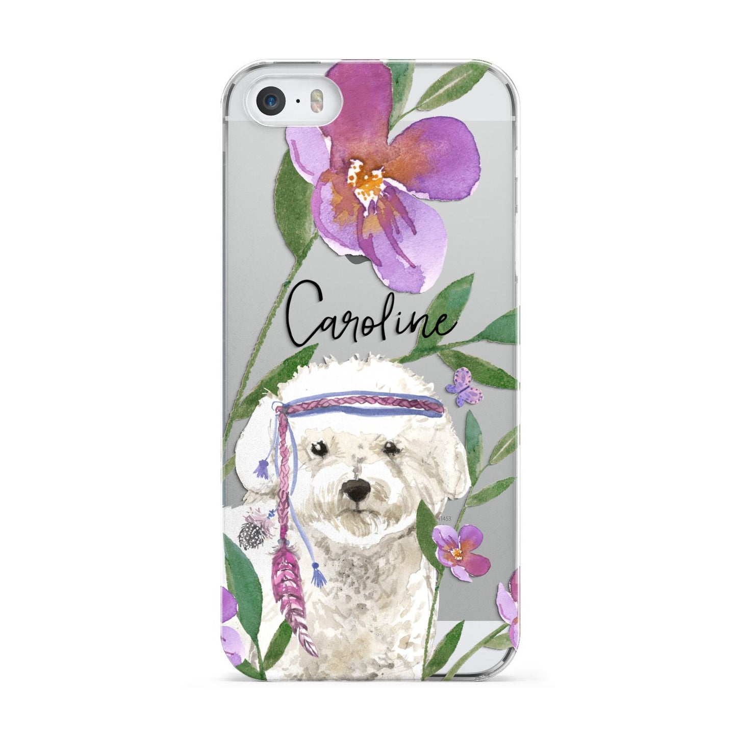 Personalised Bichon Frise Apple iPhone 5 Case