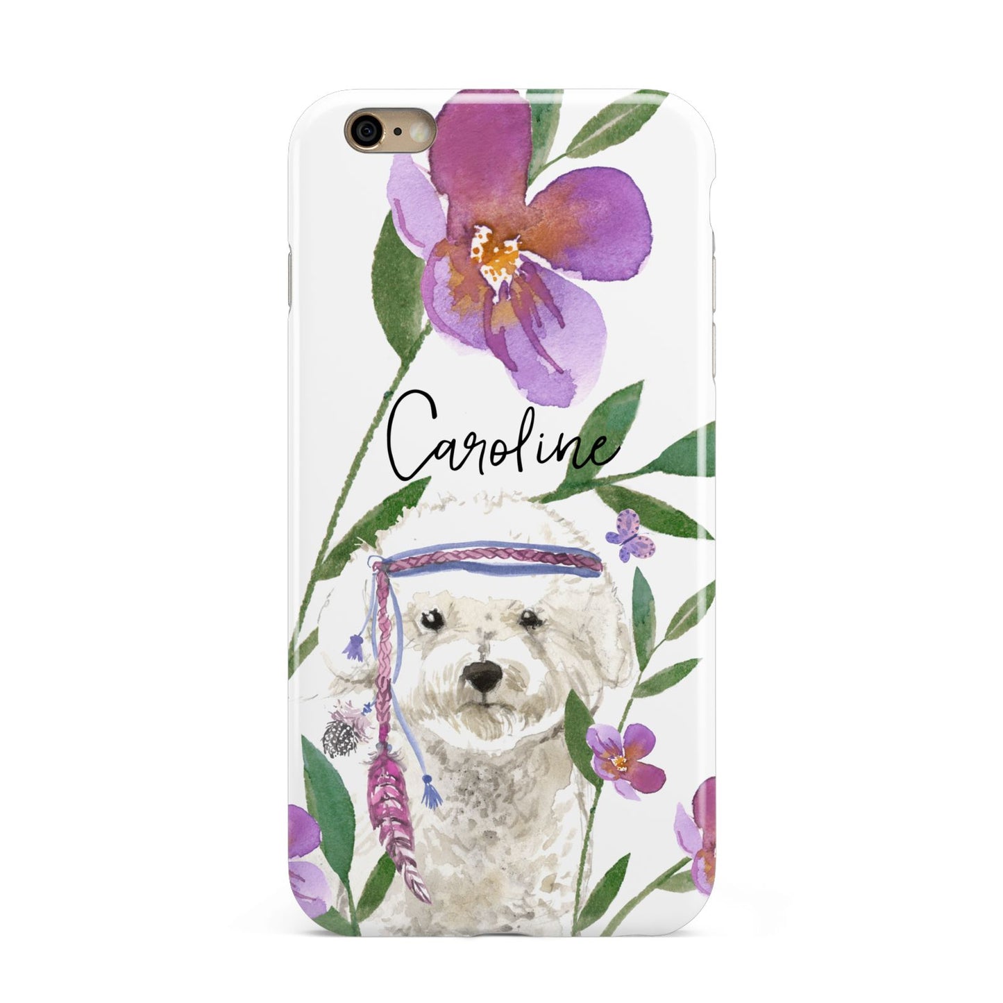 Personalised Bichon Frise Apple iPhone 6 Plus 3D Tough Case