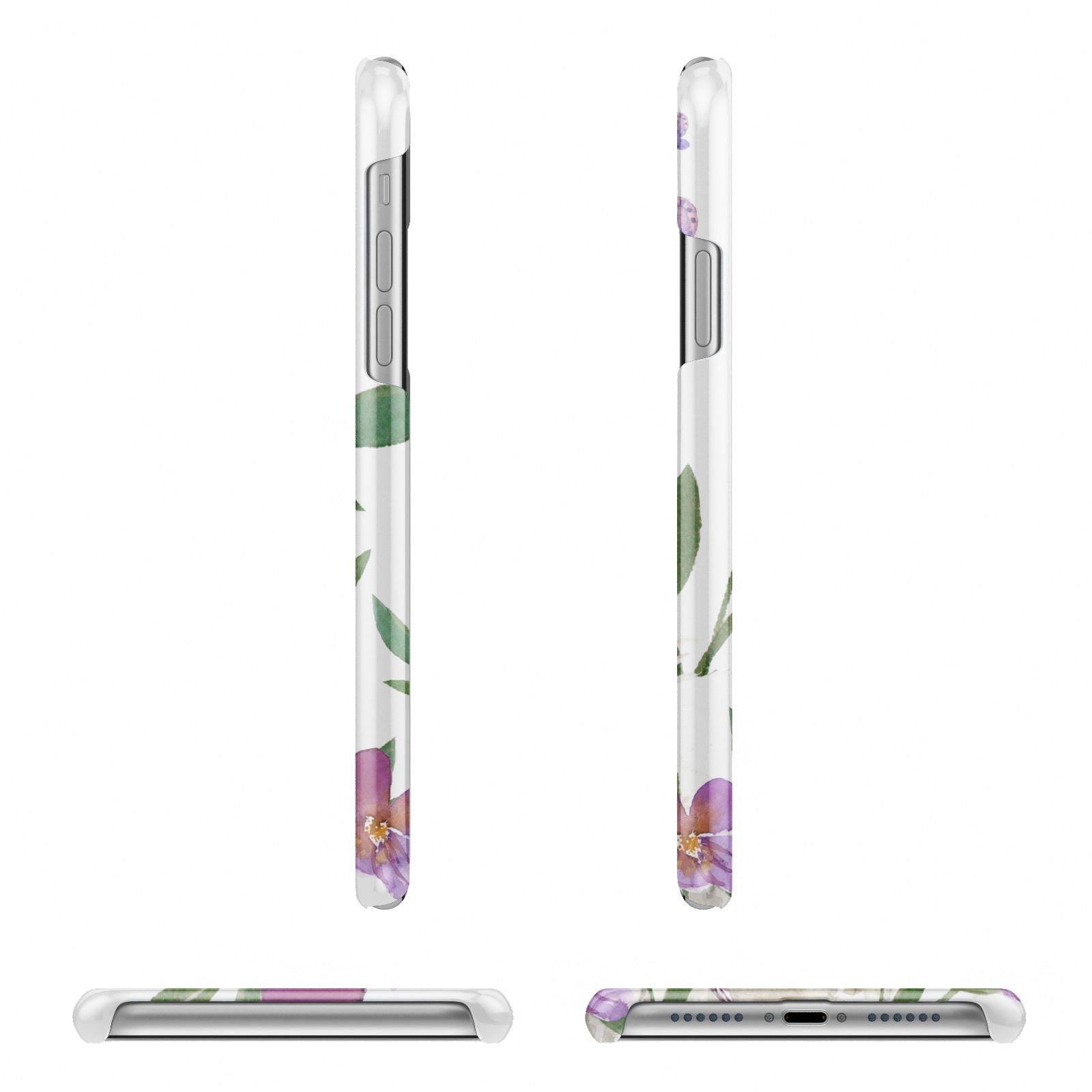 Personalised Bichon Frise Apple iPhone XR 3D Wrap Snap Case Angled Images on White Phone