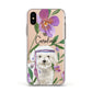 Personalised Bichon Frise Apple iPhone Xs Impact Case White Edge on Gold Phone