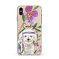 Personalised Bichon Frise Apple iPhone Xs Max Impact Case Pink Edge on Gold Phone