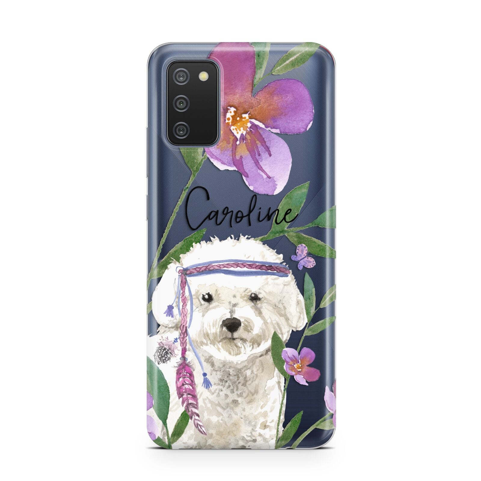 Personalised Bichon Frise Samsung A02s Case