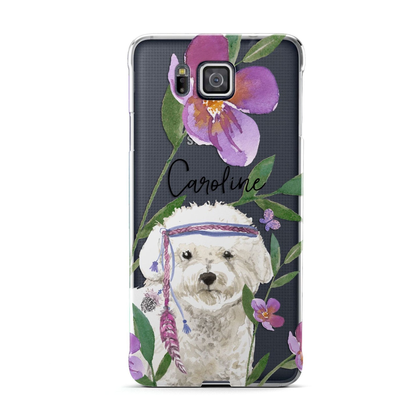 Personalised Bichon Frise Samsung Galaxy Alpha Case
