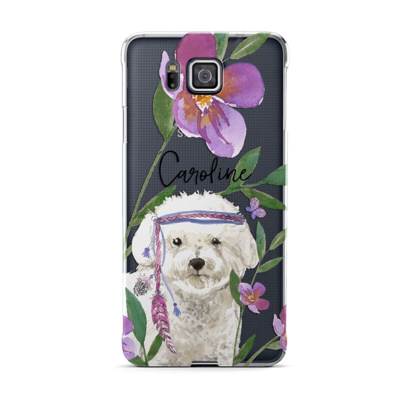 Personalised Bichon Frise Samsung Galaxy Alpha Case