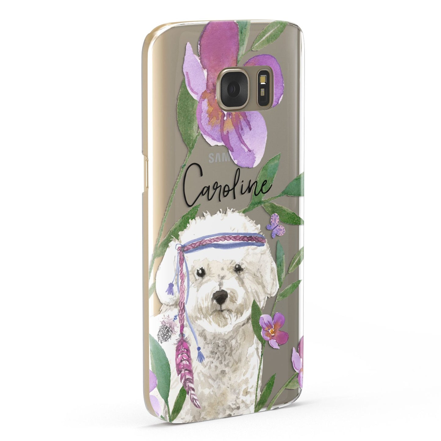 Personalised Bichon Frise Samsung Galaxy Case Fourty Five Degrees