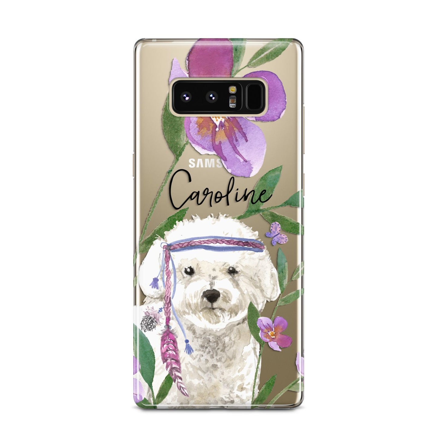 Personalised Bichon Frise Samsung Galaxy Note 8 Case