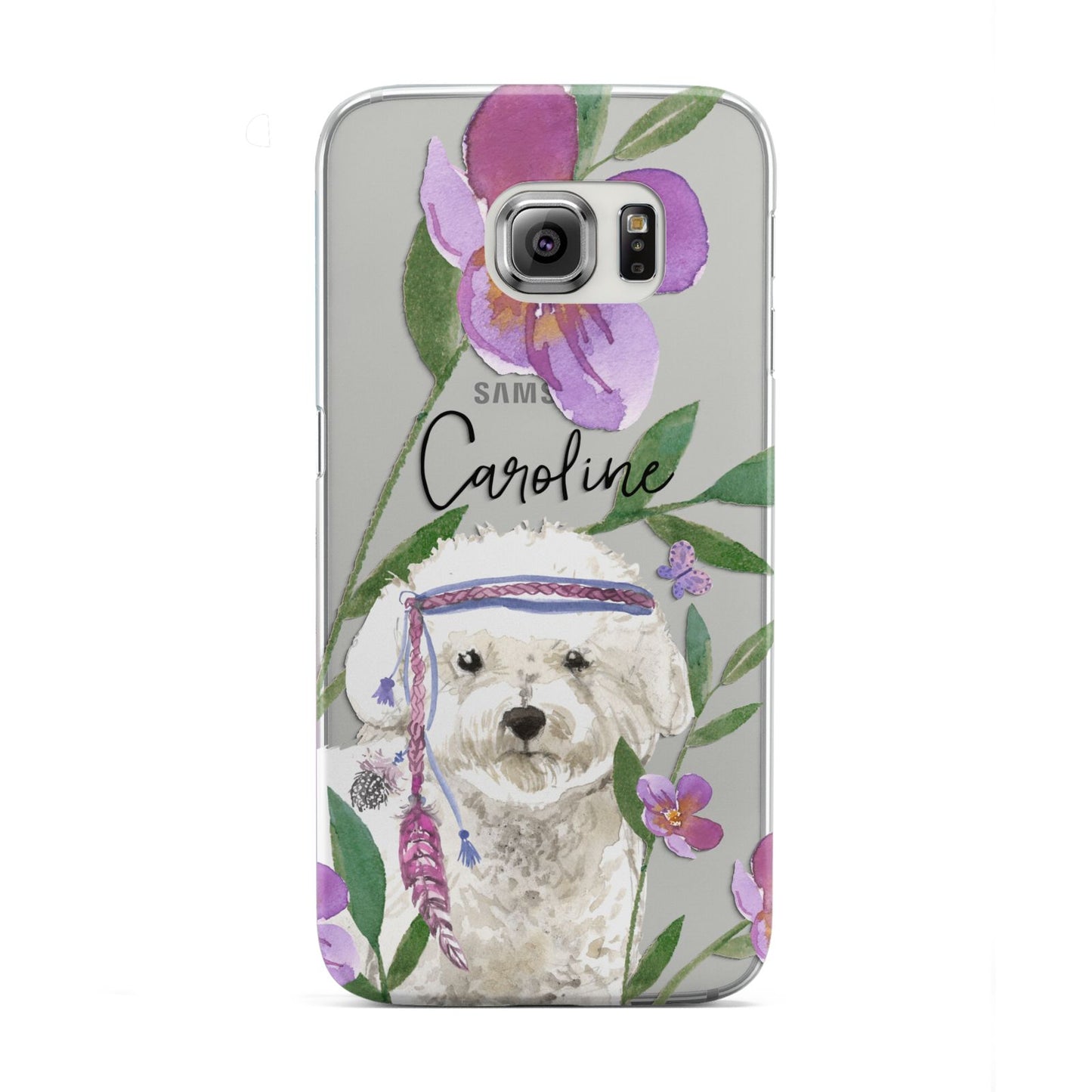 Personalised Bichon Frise Samsung Galaxy S6 Edge Case