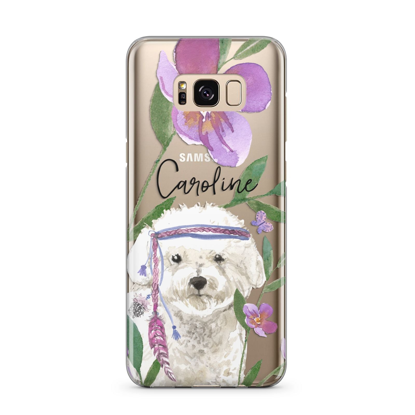 Personalised Bichon Frise Samsung Galaxy S8 Plus Case