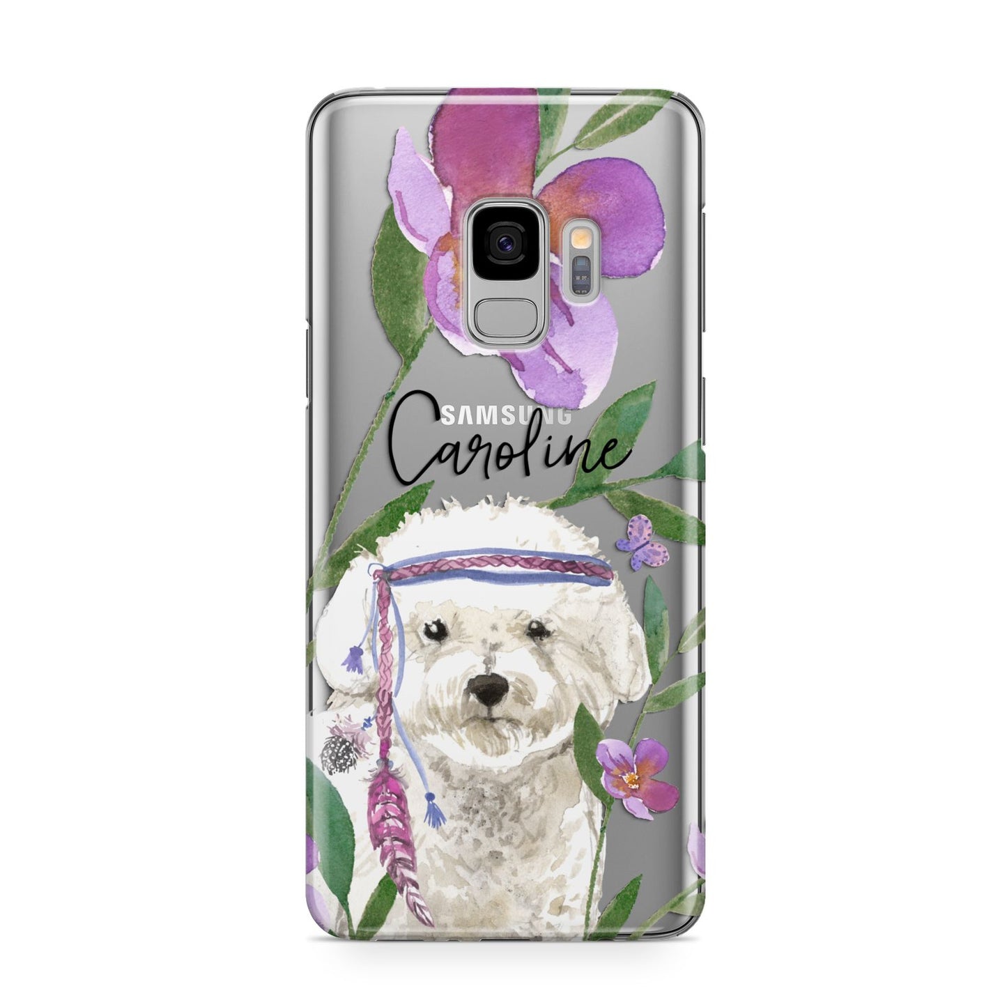 Personalised Bichon Frise Samsung Galaxy S9 Case