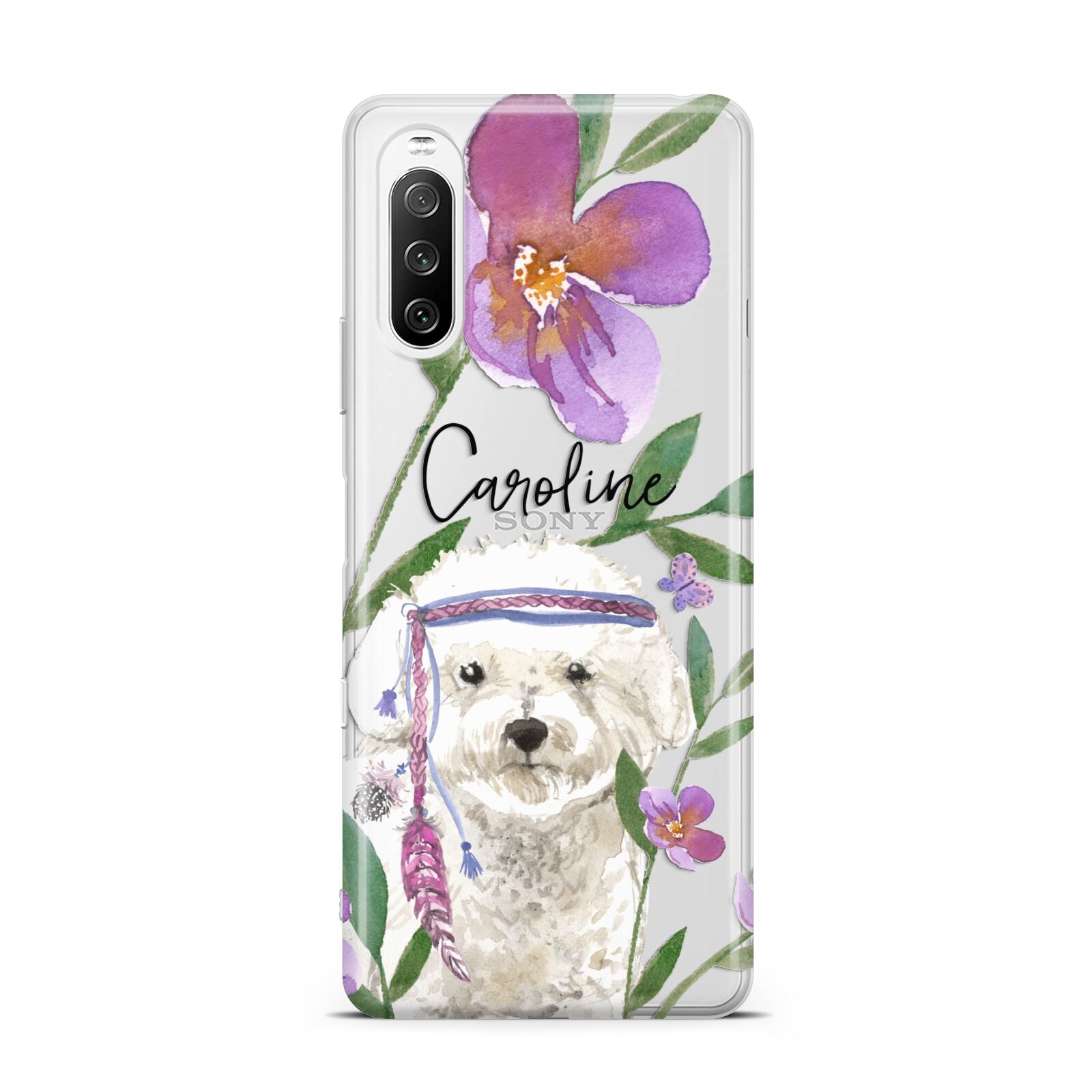Personalised Bichon Frise Sony Xperia 10 III Case