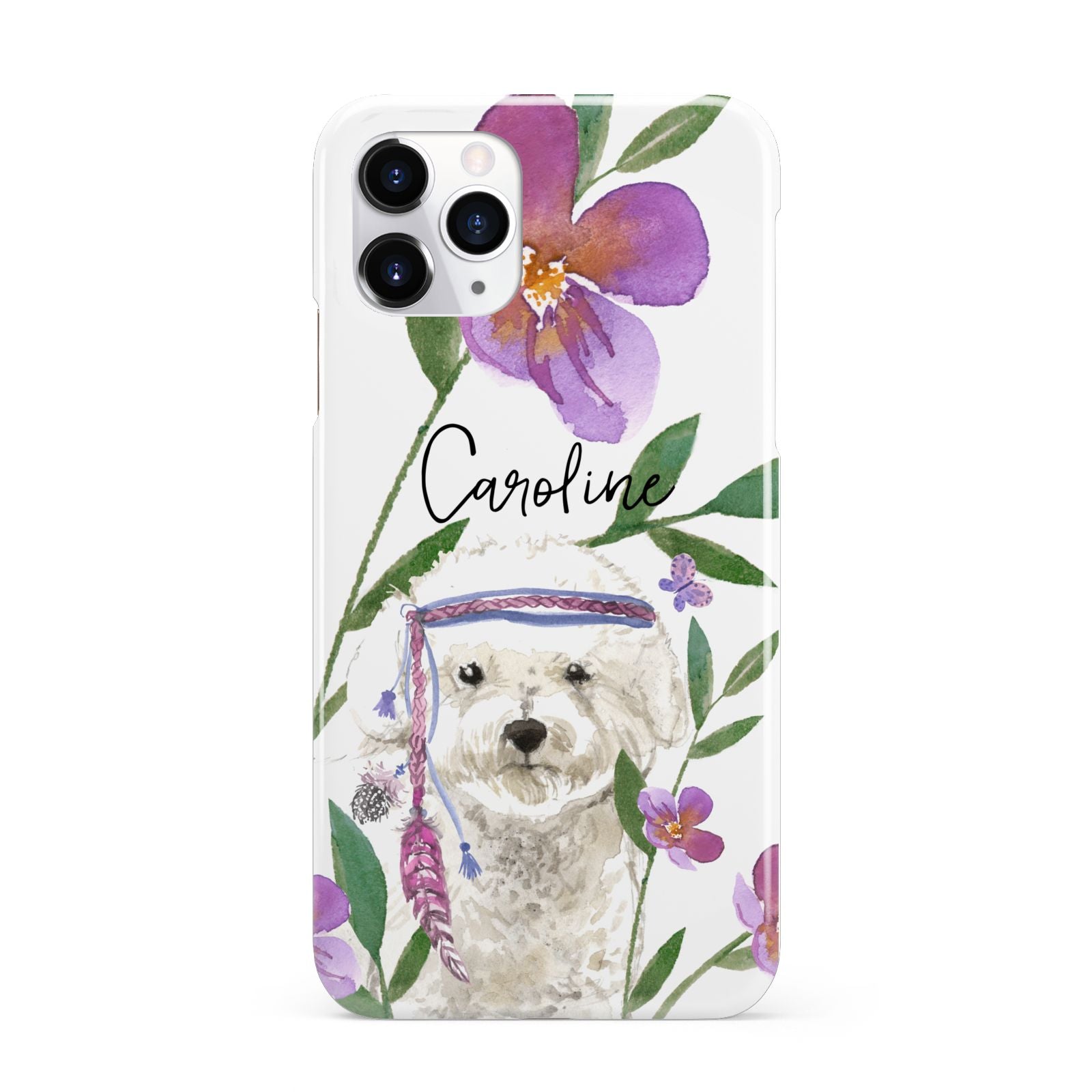 Personalised Bichon Frise iPhone 11 Pro 3D Snap Case
