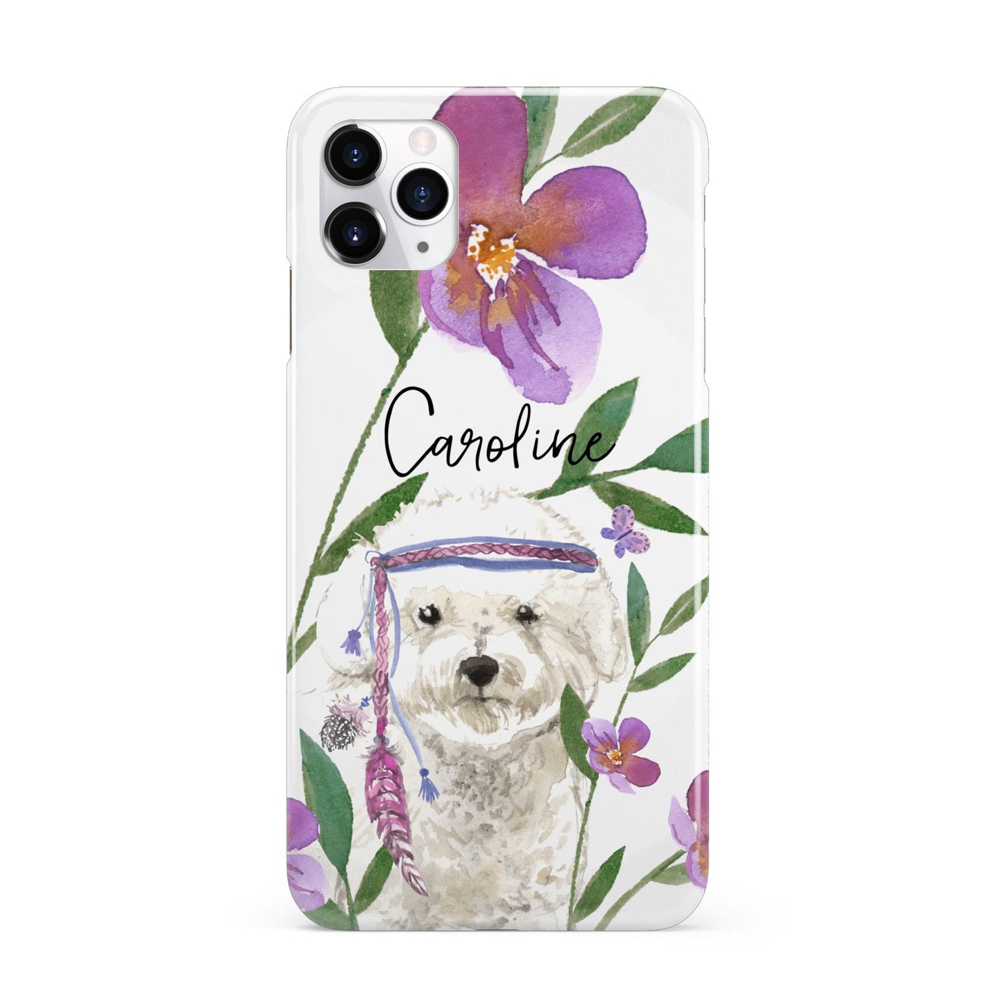 Personalised Bichon Frise iPhone 11 Pro Max 3D Snap Case