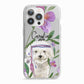 Personalised Bichon Frise iPhone 13 Pro TPU Impact Case with White Edges