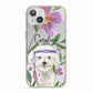 Personalised Bichon Frise iPhone 13 TPU Impact Case with Pink Edges