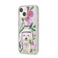 Personalised Bichon Frise iPhone 14 Glitter Tough Case Starlight Angled Image