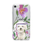 Personalised Bichon Frise iPhone 7 Bumper Case on Silver iPhone