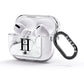 Personalised Big Initials Crown Marble AirPods Glitter Case 3rd Gen Side Image