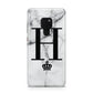 Personalised Big Initials Crown Marble Huawei Mate 20 Phone Case