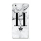Personalised Big Initials Crown Marble Huawei P8 Lite Case