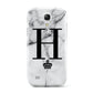 Personalised Big Initials Crown Marble Samsung Galaxy S4 Mini Case