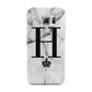 Personalised Big Initials Crown Marble Samsung Galaxy S6 Edge Case
