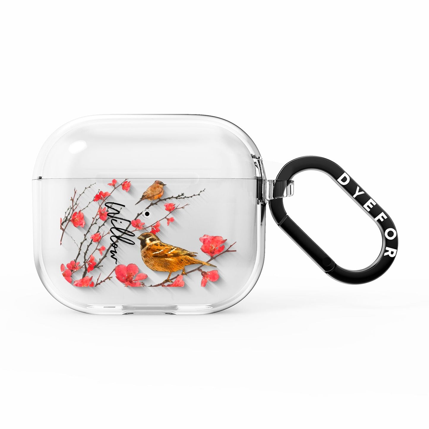 Personalised Birds AirPods Clear Case 3rd Gen