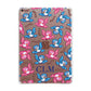 Personalised Birds Initials Clear Apple iPad Rose Gold Case
