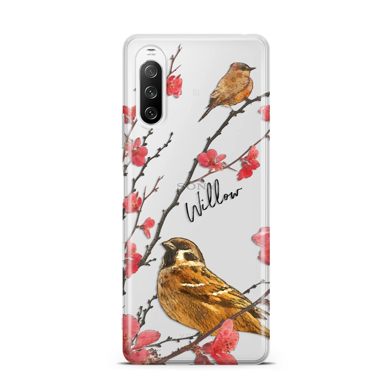 Personalised Birds Sony Xperia 10 III Case