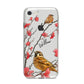 Personalised Birds iPhone 8 Bumper Case on Silver iPhone