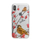 Personalised Birds iPhone X Bumper Case on Silver iPhone Alternative Image 1