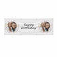 Personalised Birthday Confetti Photo 6x2 Vinly Banner with Grommets