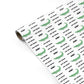 Personalised Birthday Crocodile Design with Name Personalised Gift Wrap