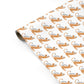 Personalised Birthday Leopard with Name Personalised Gift Wrap