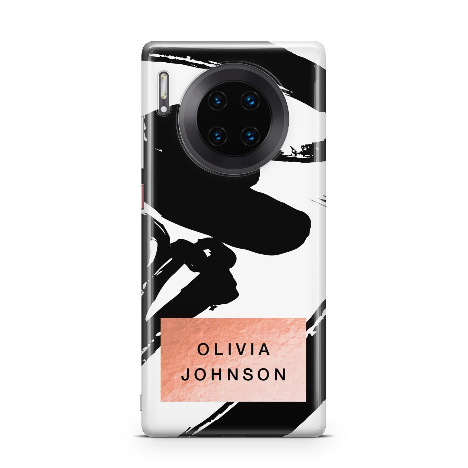 Personalised Black Brushes With Name Huawei Mate 30 Pro Phone Case
