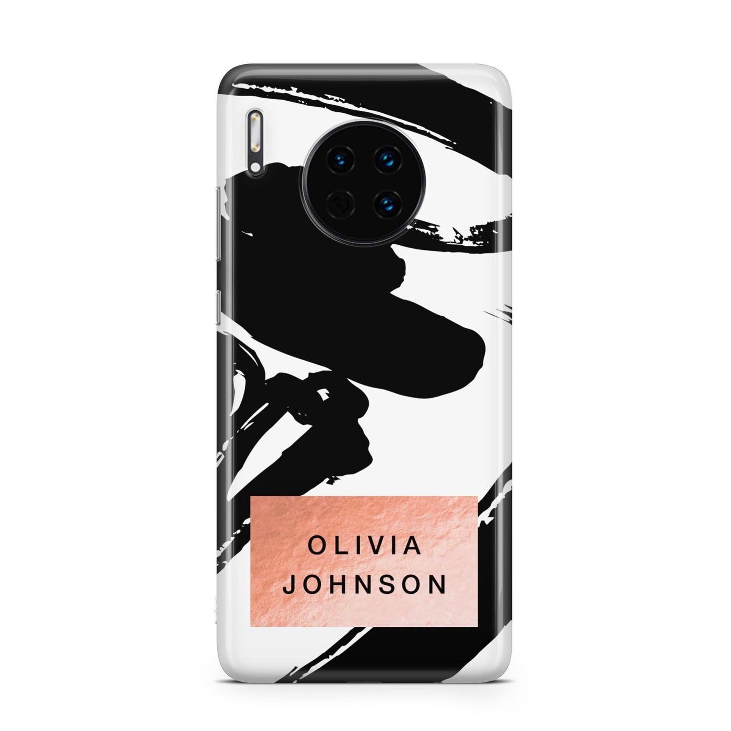 Personalised Black Brushes With Name Huawei Mate 30