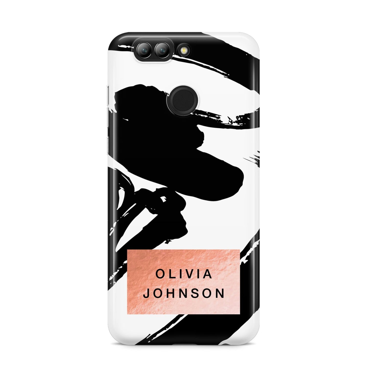 Personalised Black Brushes With Name Huawei Nova 2s Phone Case